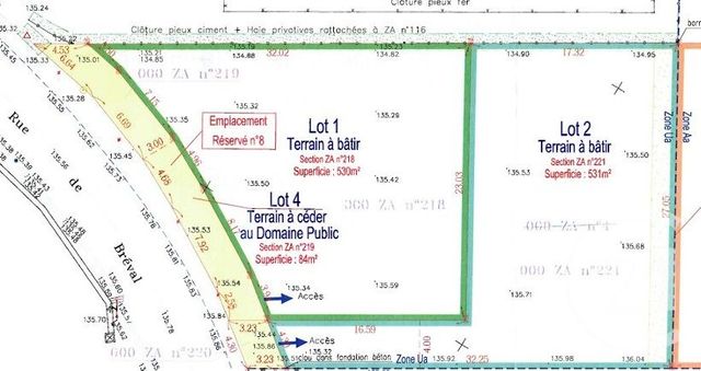 terrain à vendre - 530.0 m2 - JEUFOSSE - 78 - ILE-DE-FRANCE - Century 21 Eure & Patrimoine